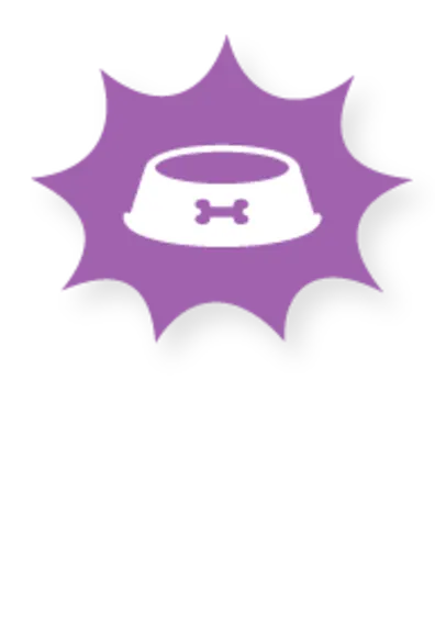 Purple Icon - Dog Bowl